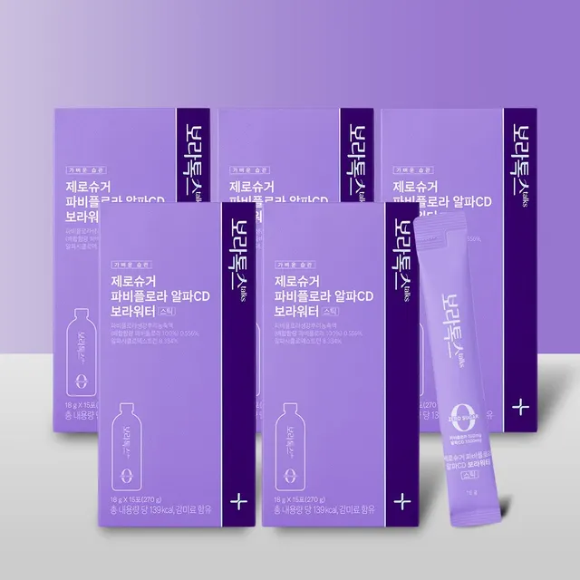 보라톡스 파비플로라 알파CD 보라워터 스틱, 18g, 15포, 5박스