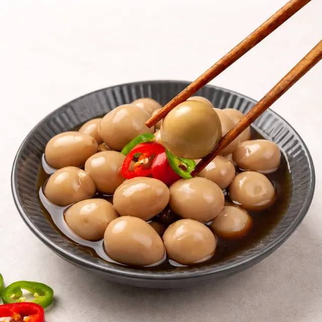맛꾼 메추리알 장조림, 1kg, 2개