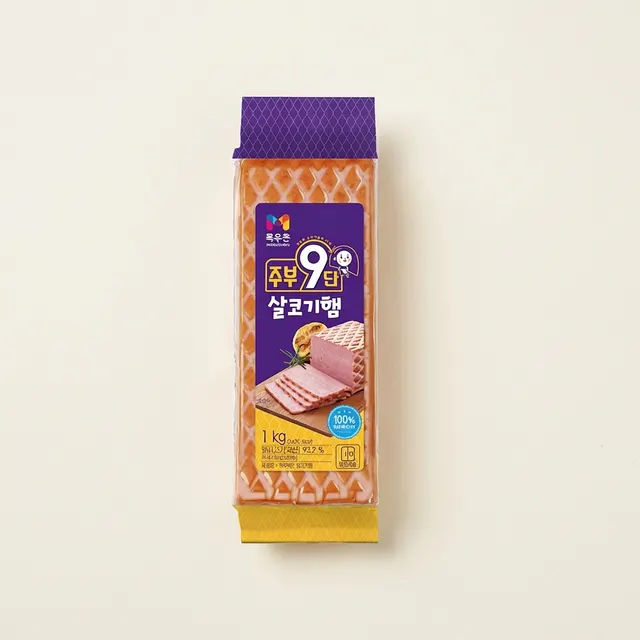 목우촌 주부9단 살코기햄, 1kg, 3개