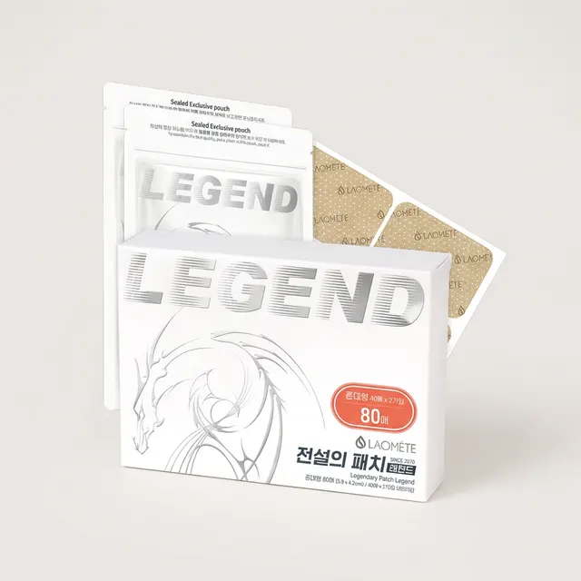 라오메뜨 전설의패치 레전드, 준대형, 40매, 2개