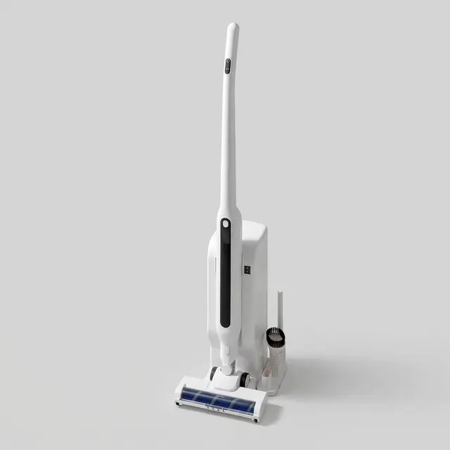 클래파 BLDC 무선청소기 스테이션 자동먼지비움, CVC-S230, 화이트, 1개