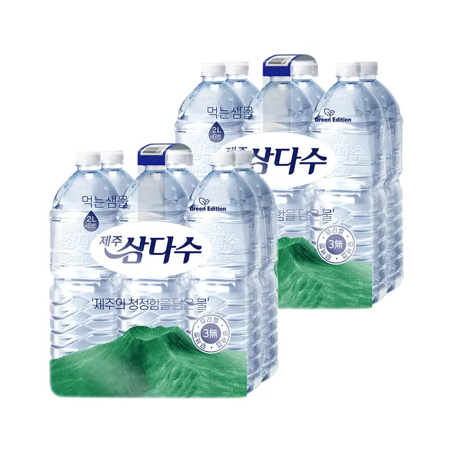 제주 삼다수, 라벨랜덤, 2L, 18개