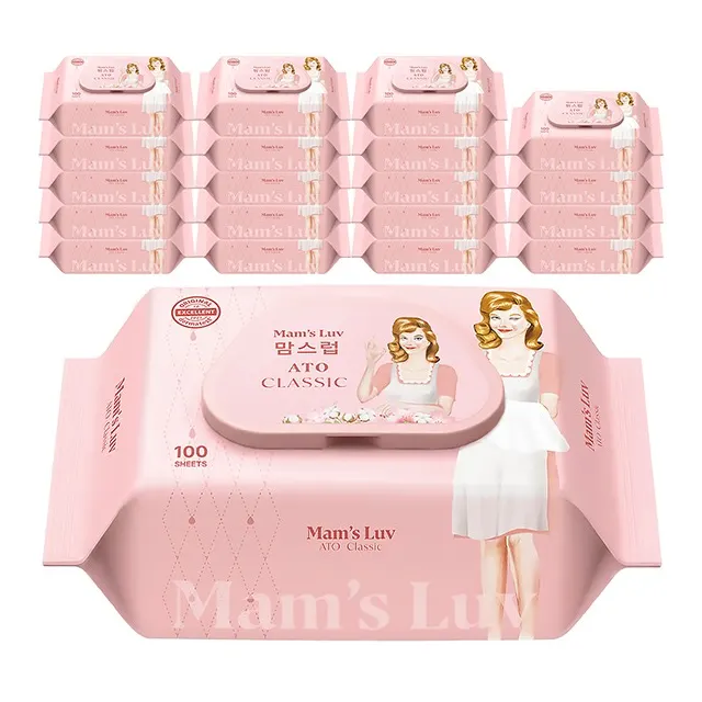 맘스럽 아토클래식 물티슈, 100매입, 20팩