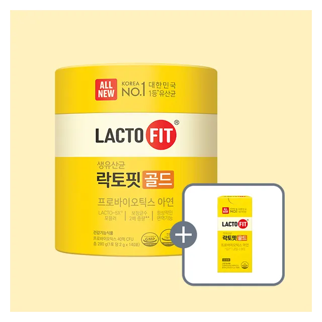 종근당건강 락토핏 골드, 2g, 140포, 1개 + 증정 락토핏 골드, 30포