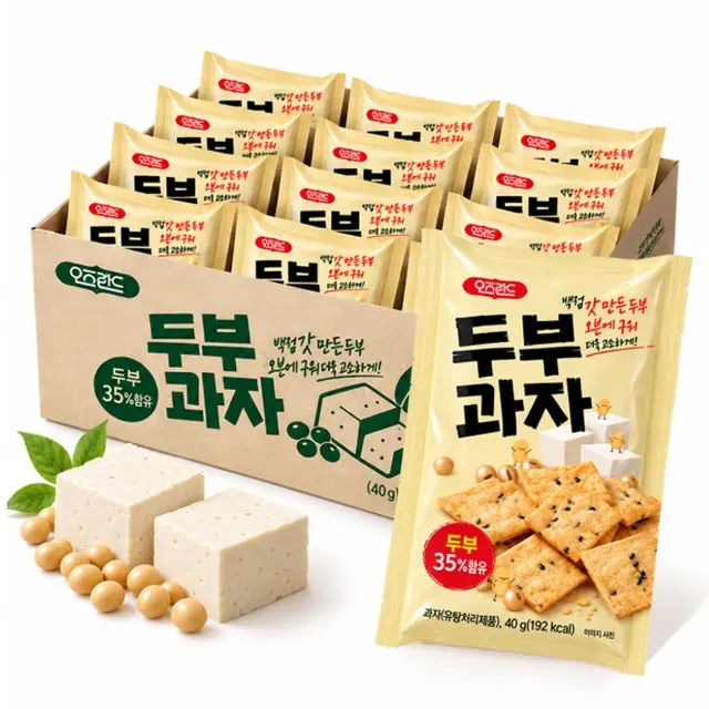 오즈랜드 두부과자, 40g, 12개