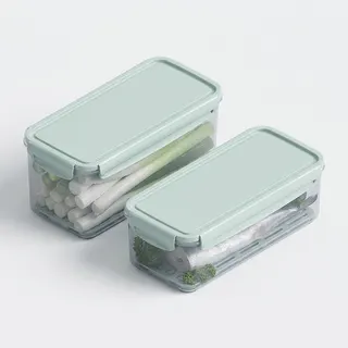 나누담 물받이 밀폐용기, 1.7L, 2개